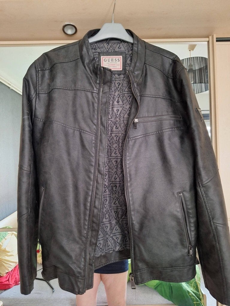 Veste cuir gees xl, Seconde main, Manteau | cuir, Enlèvement, Gees