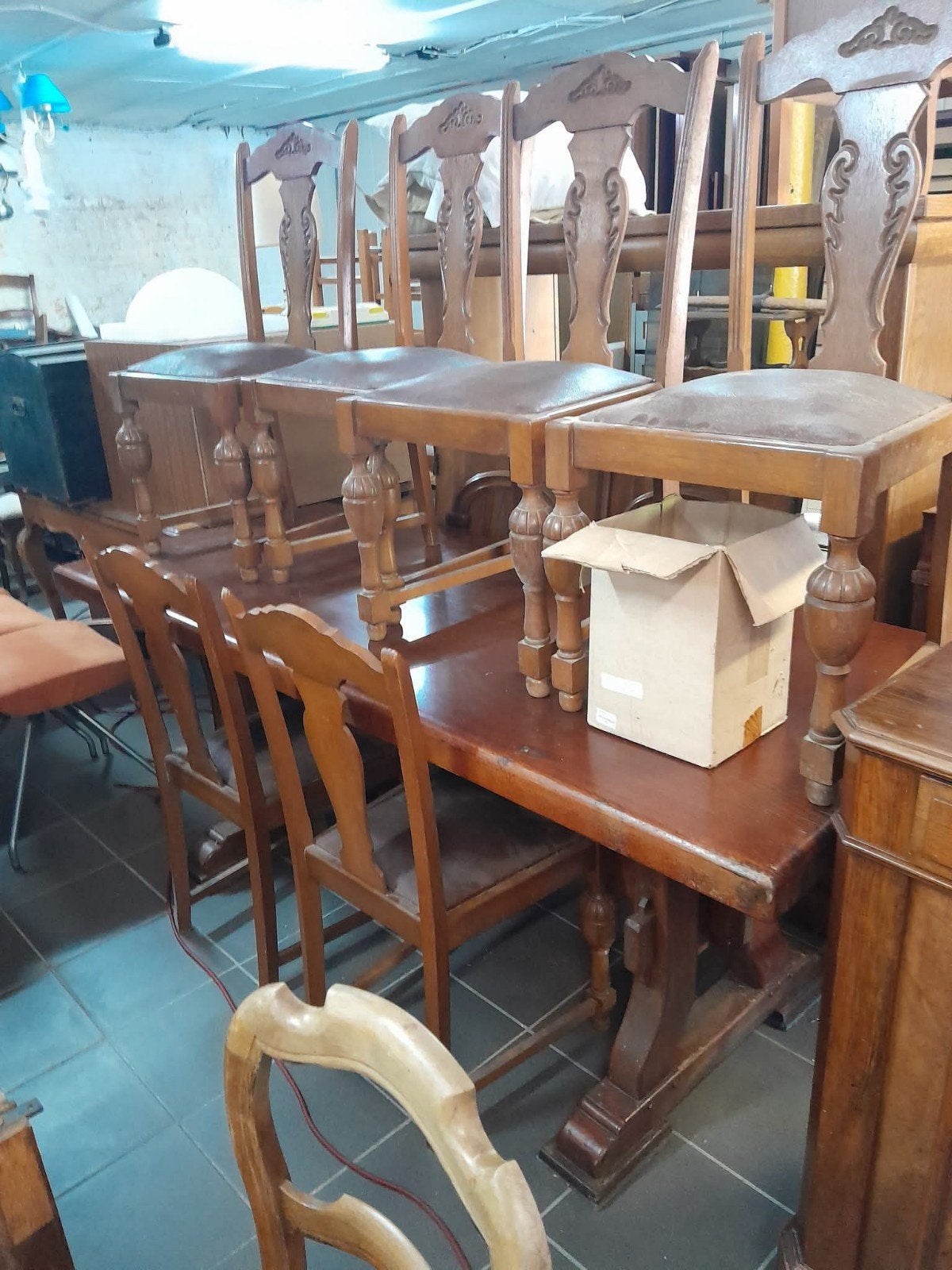 Table et 6 chaises, Maison & Meubles, Enlèvement