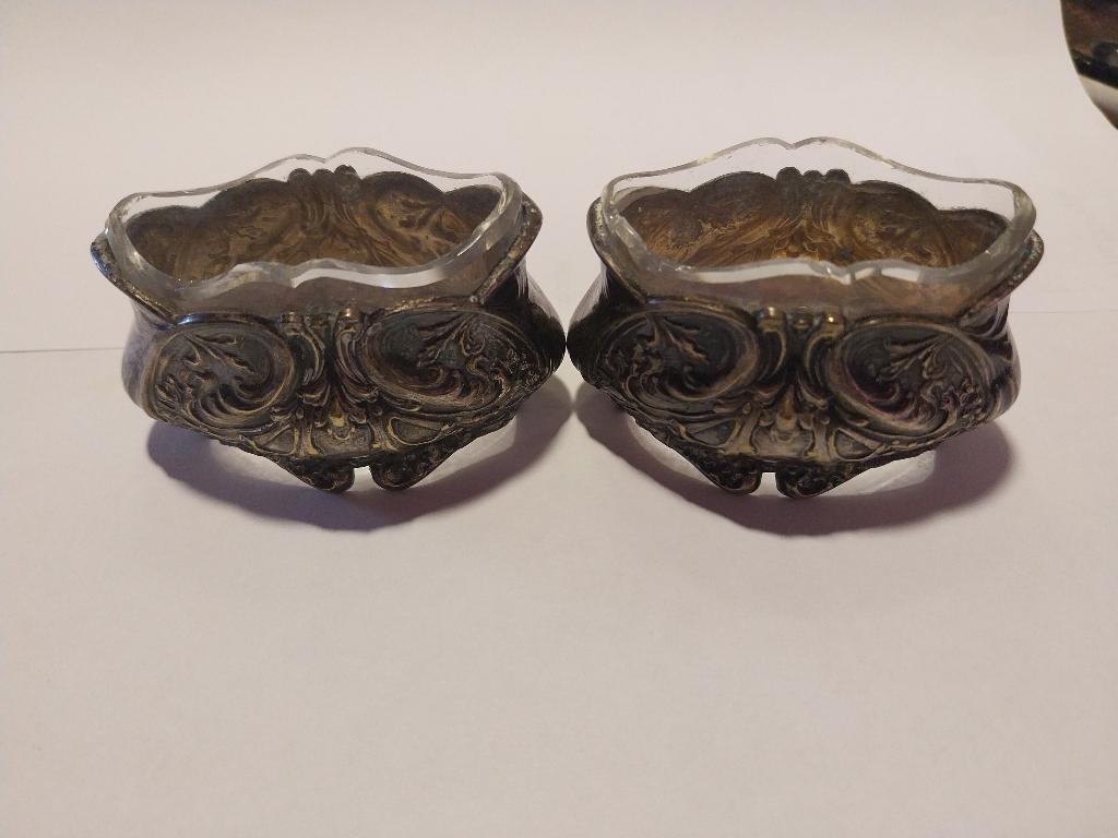 VINTAGE PETITS SALERON /POIVRE / SEL ARGENTE  19 IEME SIECLE, Enlèvement ou Envoi, Argent, Autres types