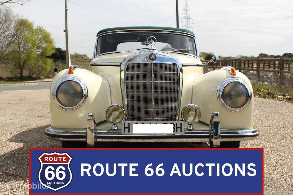 Mercedes-Benz 300 S | 1952 | Route 66 Auctions, Auto's, Zwart, Mercedes-Benz, Bedrijf, Handgeschakeld