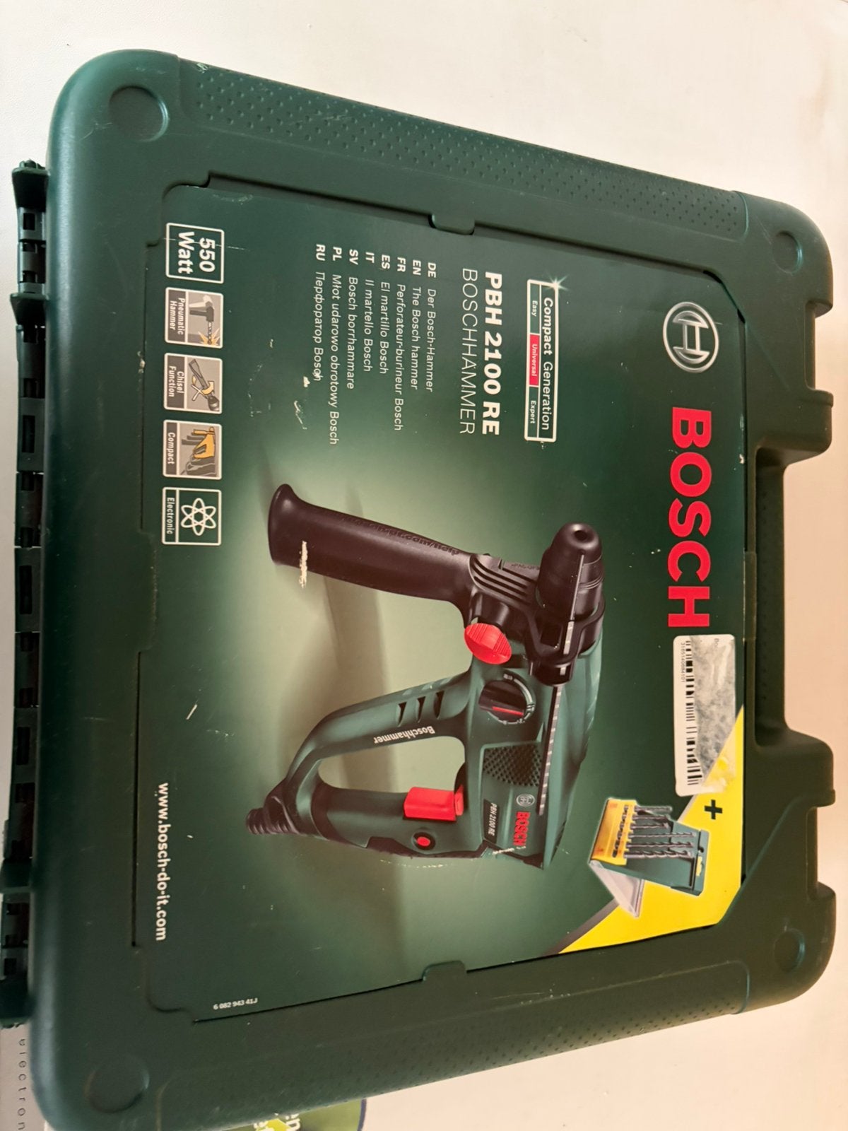 Bosh klopboormachine, Ophalen, Zo goed als nieuw