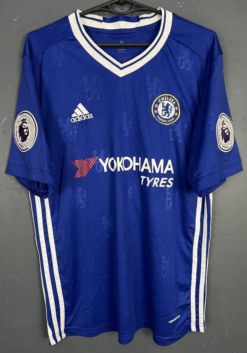 Chelsea Eden Hazard Voetbal Thuisshirt Origineel Finale 2016, Verzenden