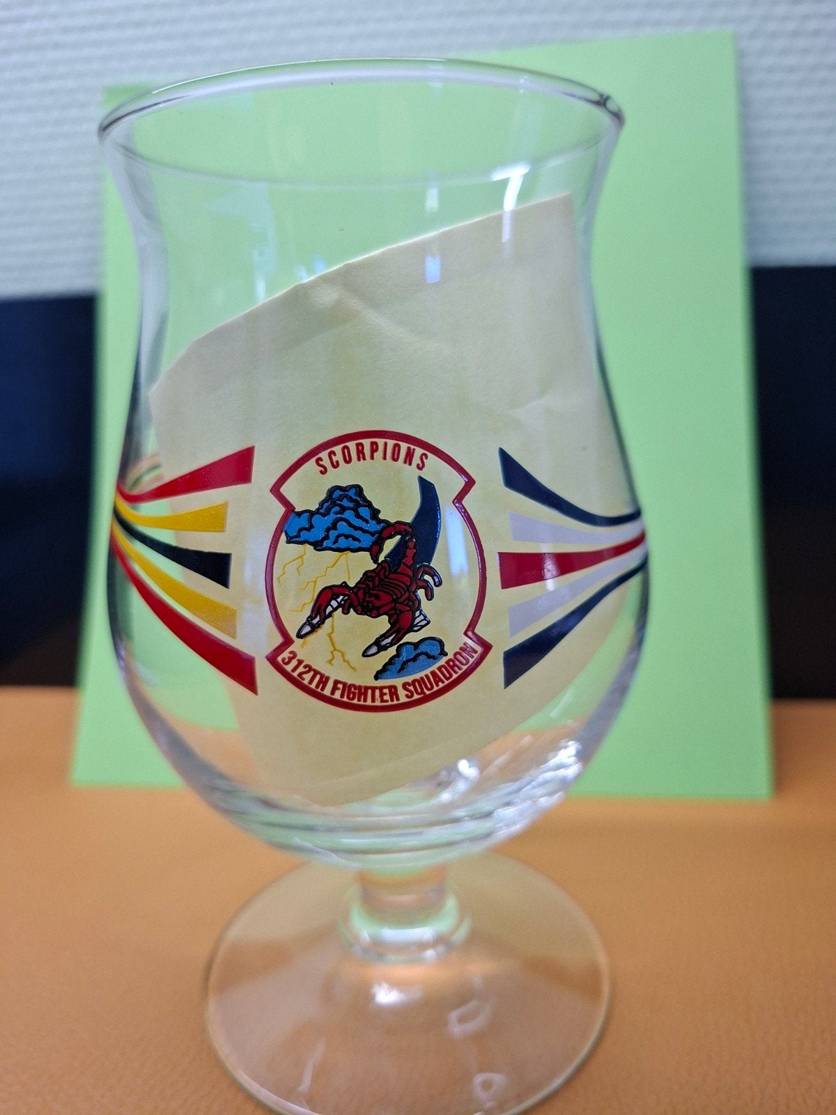 Duvel glas USA-"Scorpions"., Collections, Enlèvement ou Envoi, Neuf, Verre à bière