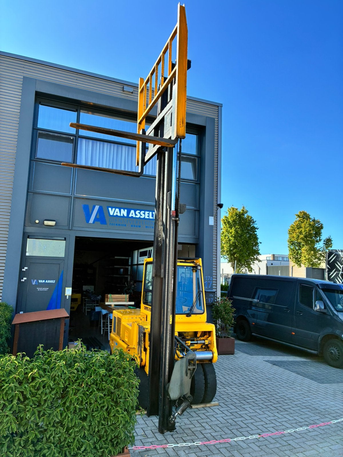 Drexel R60SL-DC 3T swingmast heftruck, 3000 à 4000 kg, Enlèvement, Diesel, Chargeur latéral