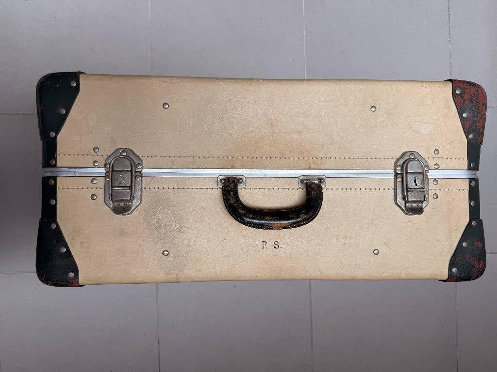 Lot van Authentieke Vintage reiskoffers, Handtassen en Accessoires, Ophalen, Gebruikt