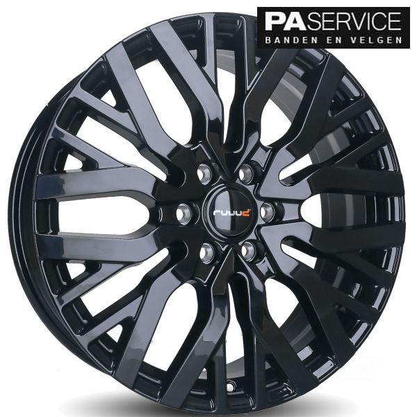 Nwe 19 inch Ruuud Gloss BLack Ford Transit MY2025 velgen, 19 inch, -, -, Banden en Velgen