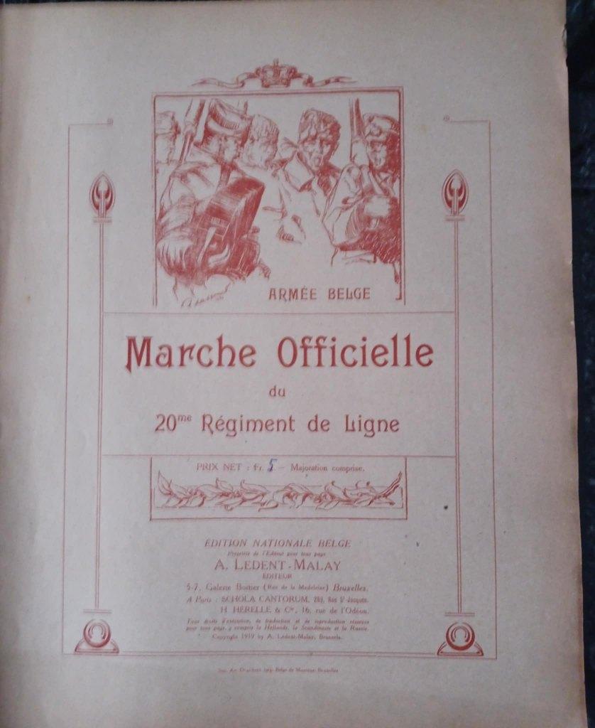 Marche Officielle du 20è régiment de Ligne, Musique & Instruments, Enlèvement, Utilisé, Piano