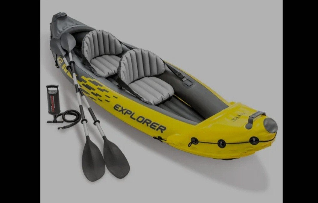 Intex Explorer K2 opblaasbare kajak, Ophalen, Kajak, Opblaasbaar