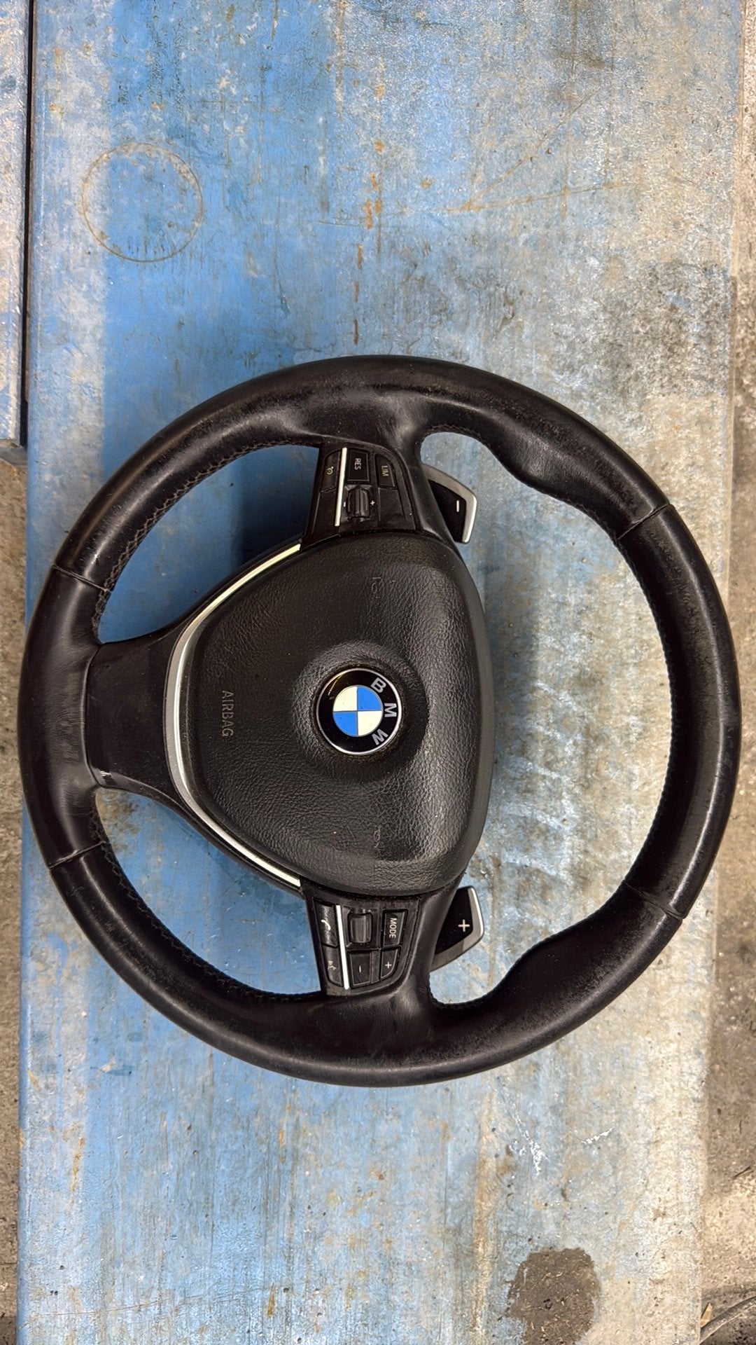 Volant sport Bmw F10/F11 avec palettes, Autos : Pièces & Accessoires, Enlèvement, BMW