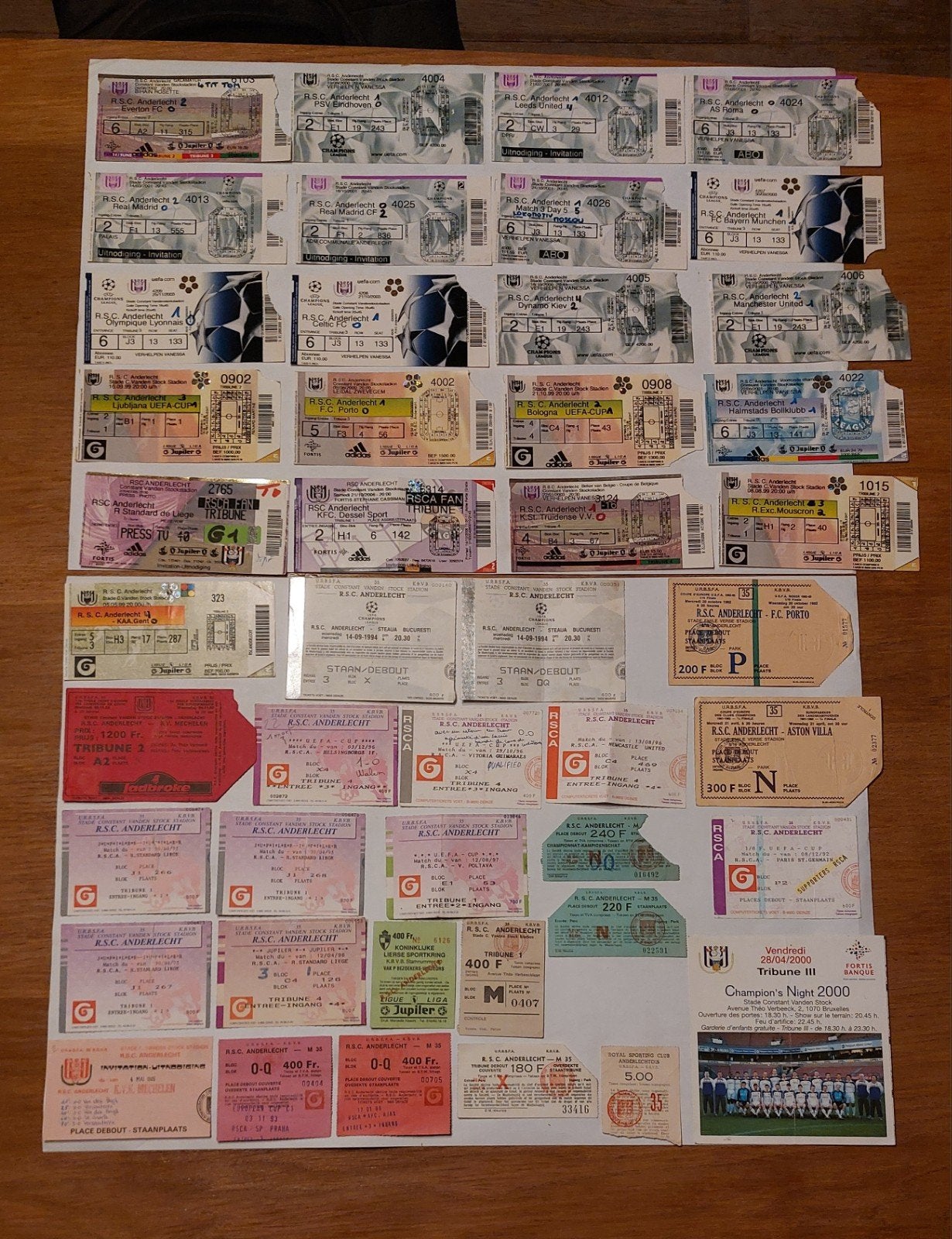 de l'annonce :

Lot de 35+ Tickets Historiques RSC Anderlech, Collections, Articles de Sport & Football, Comme neuf, Autres types
