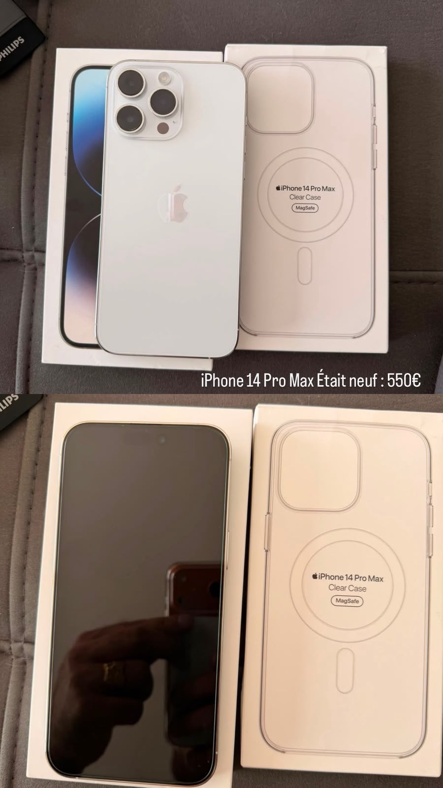Iphone 14 pro max, Télécoms, Téléphonie mobile | Apple iPhone, 128 GB, Gris, Comme neuf, Enlèvement