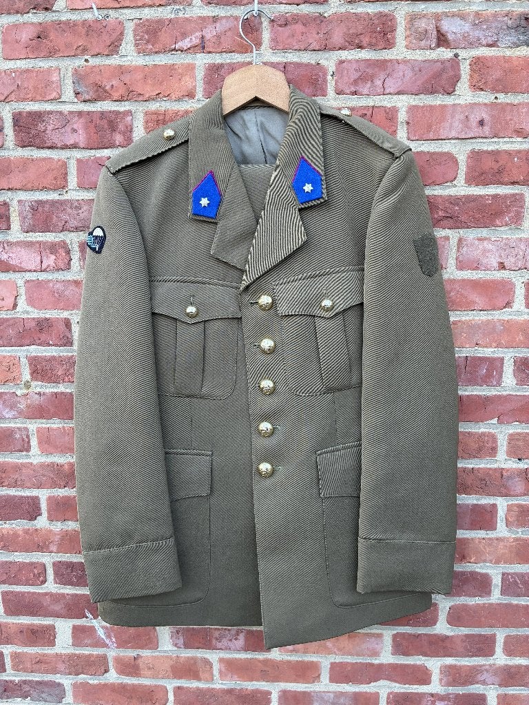 ABL, Tenue#6 veste et pantalon 1977, 3DE (taille M), Enlèvement ou Envoi, Armée de terre, Vêtements ou Chaussures