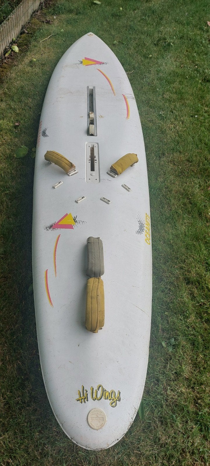 Windsurf, zeil Mistral en mast, Watersport en Boten, Ophalen, Gebruikt, 3.5 tot 5 m², Met vin(nen)