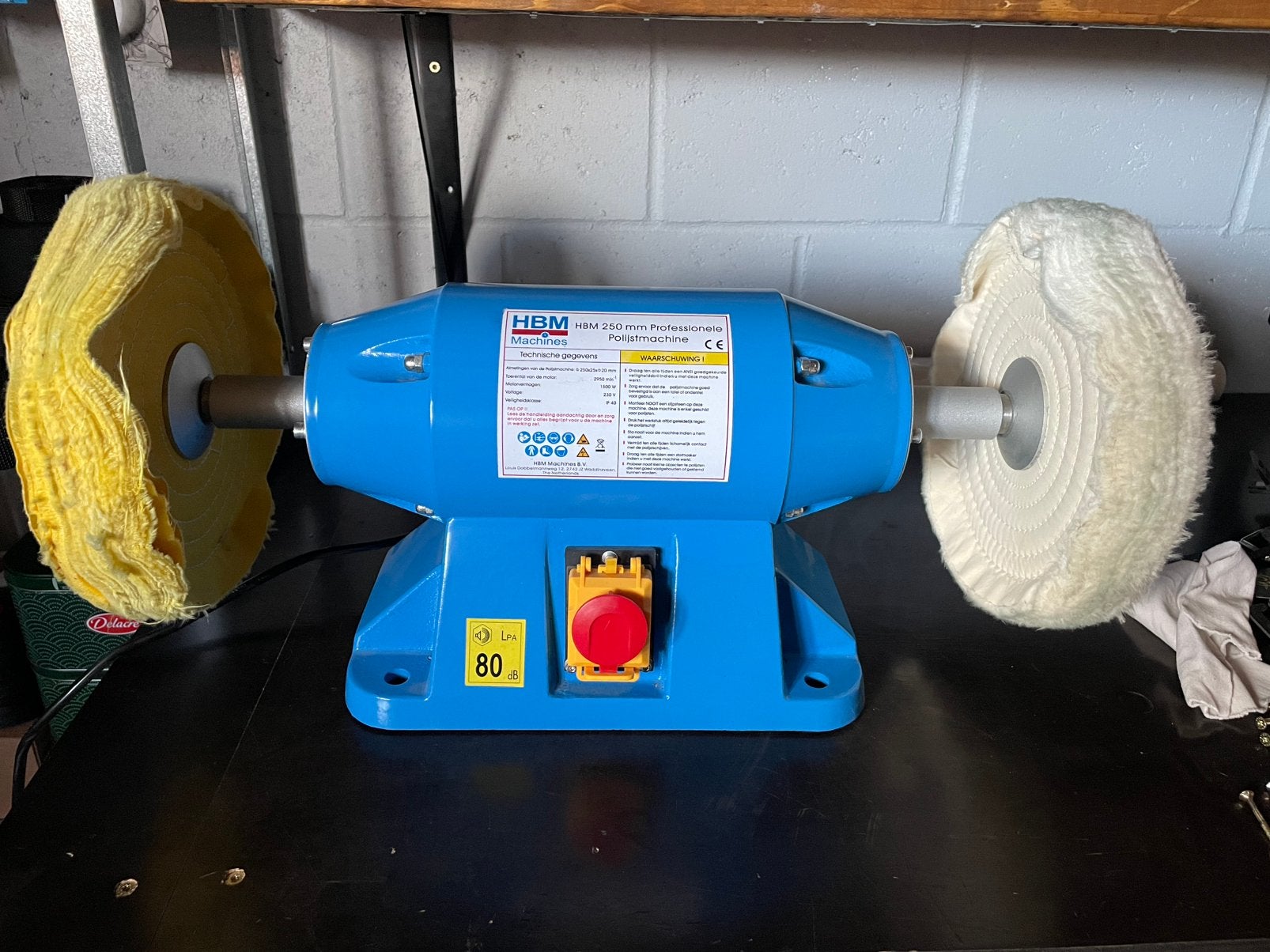 Polijst machine, Ophalen