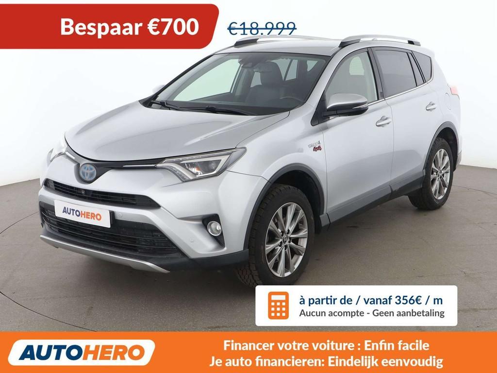 Toyota RAV4 2.5 Hybrid Lounge (année de construction 2016), Autos, Cuir, Cruise Control, 5 portes, 5 places