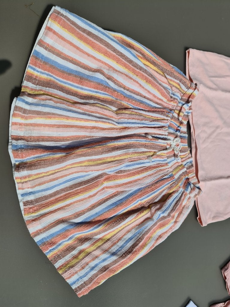 gestreepte rok, CA, 128, Kinderen en Baby's, Kinderkleding | Maat 128, Ophalen, Zo goed als nieuw