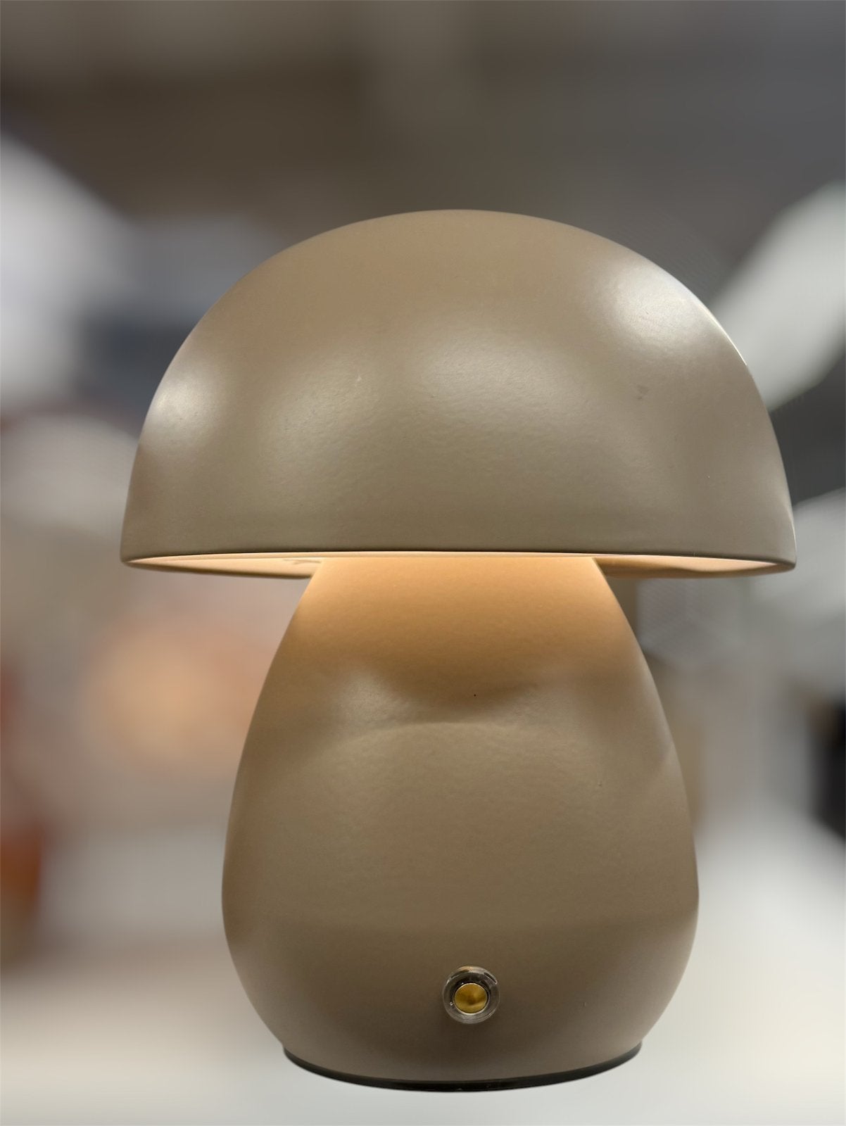 Lampe champignon sans fil taupe, Neuf, Minimaliste, Autres marques, Marron