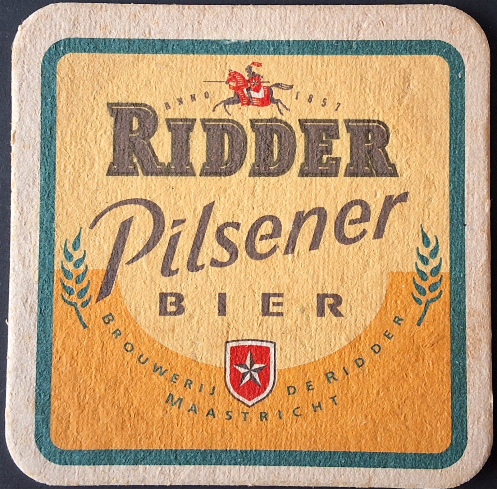 Bierkaartje  Ridder Pilsener Bier, Ophalen of Verzenden