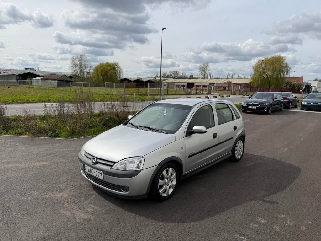 Opel Corsa 1.4 Benzine! Volledige Automaat! Airco! Gekeurd!, Stof, Bedrijf, 5 zetels, Zilver of Grijs