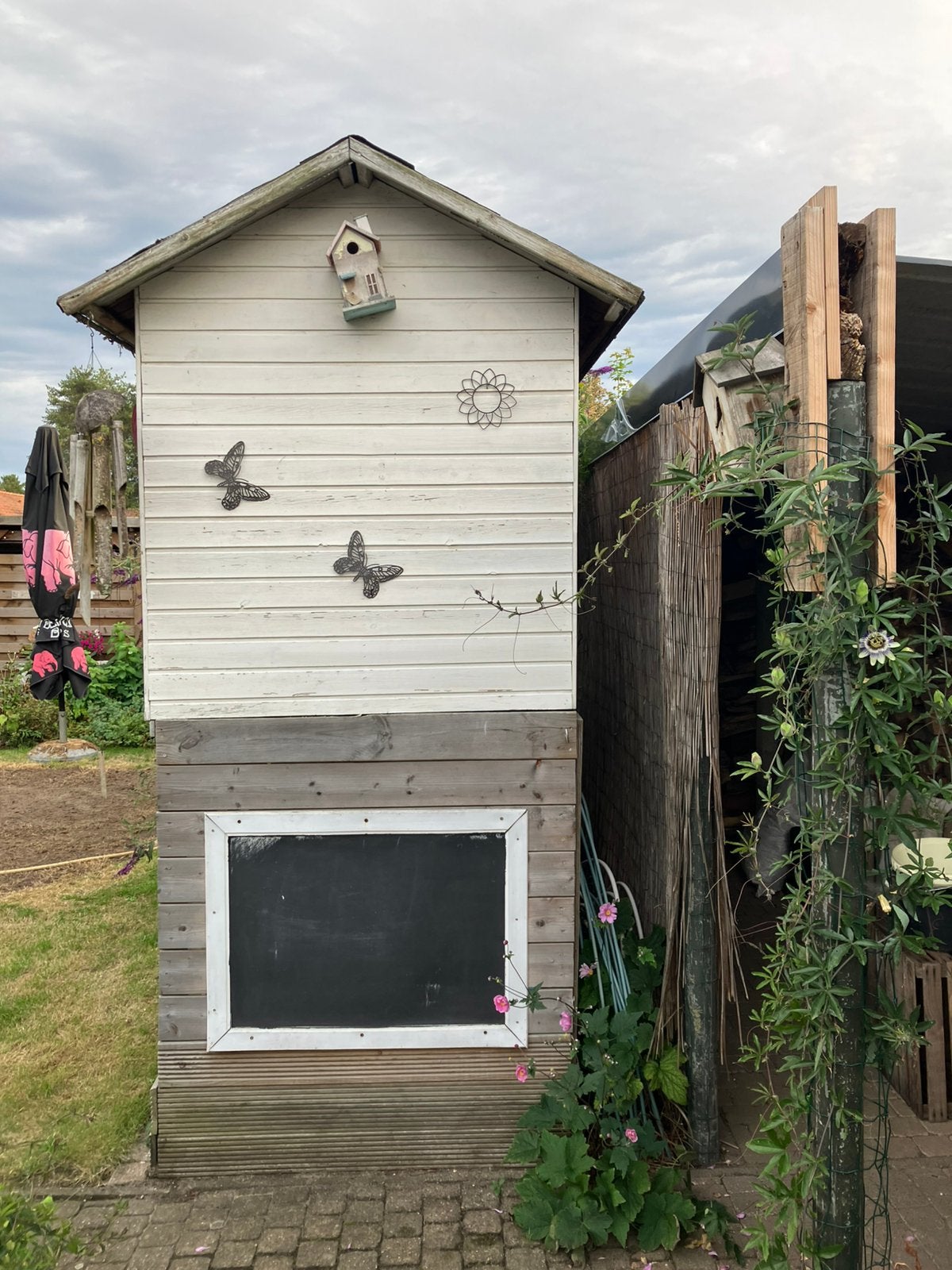 Houten kinderspeelhuisje, Cabane en bois, Enlèvement, Utilisé, 1 fenêtre