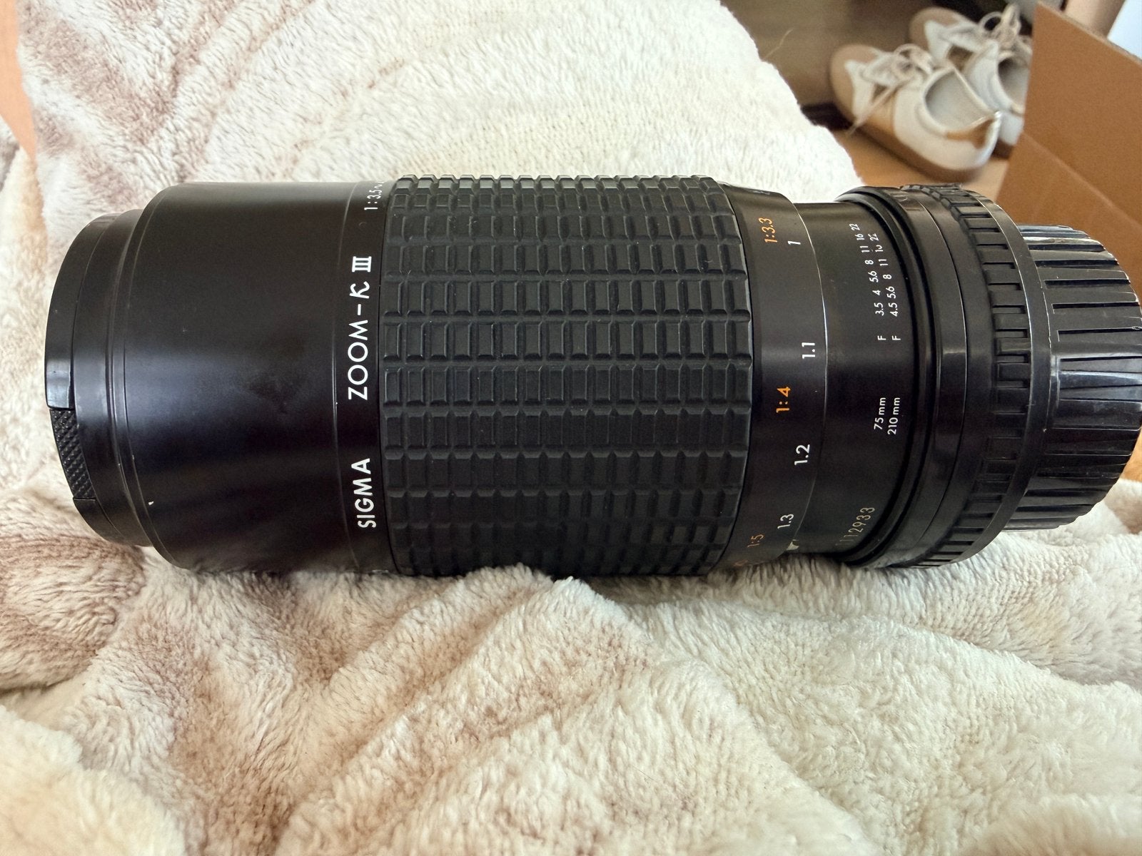 Sigma Zoom-K III 75-210mm f/3.5-4.5 Macro Lens NikonAIMount, Gebruikt, Verzenden, Nikon, Macrolens