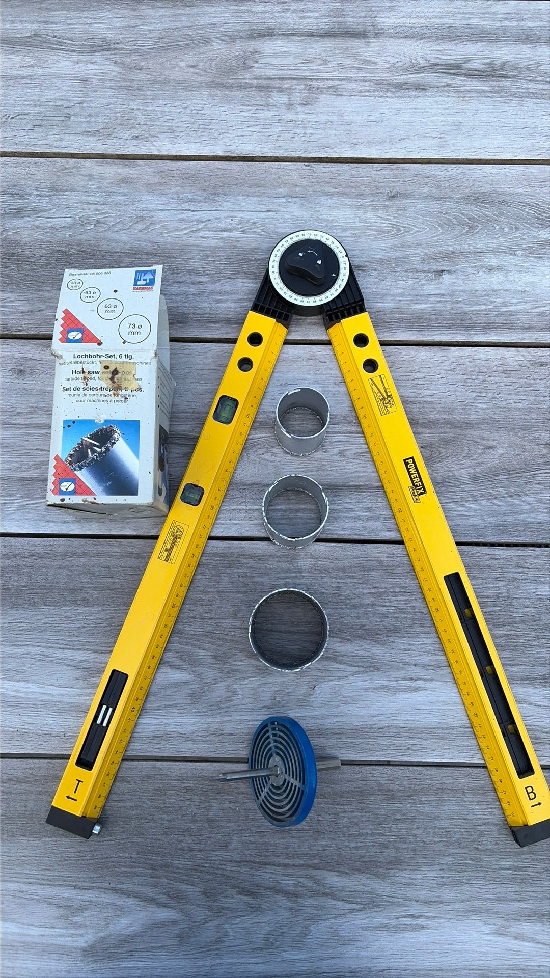 Set d outils impeccable, Bricolage & Construction, Instruments de mesure, Enlèvement ou Envoi, Comme neuf