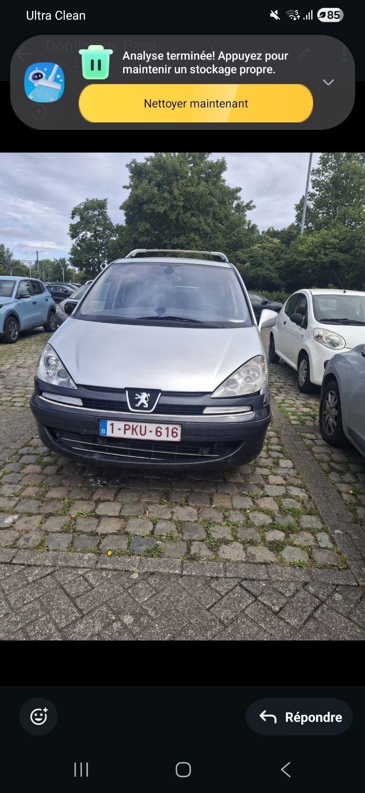 Vend Peugeot 807 couleur grise ., Autos, Peugeot, Particulier, Achat