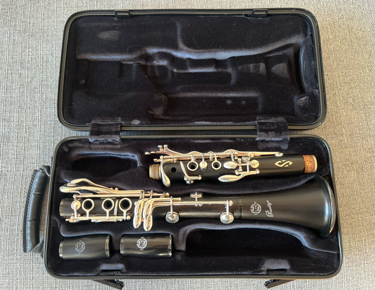 Bb klarinet Selmer Privilege (Evolution), Zo goed als nieuw, Met koffer, Hout, Ophalen