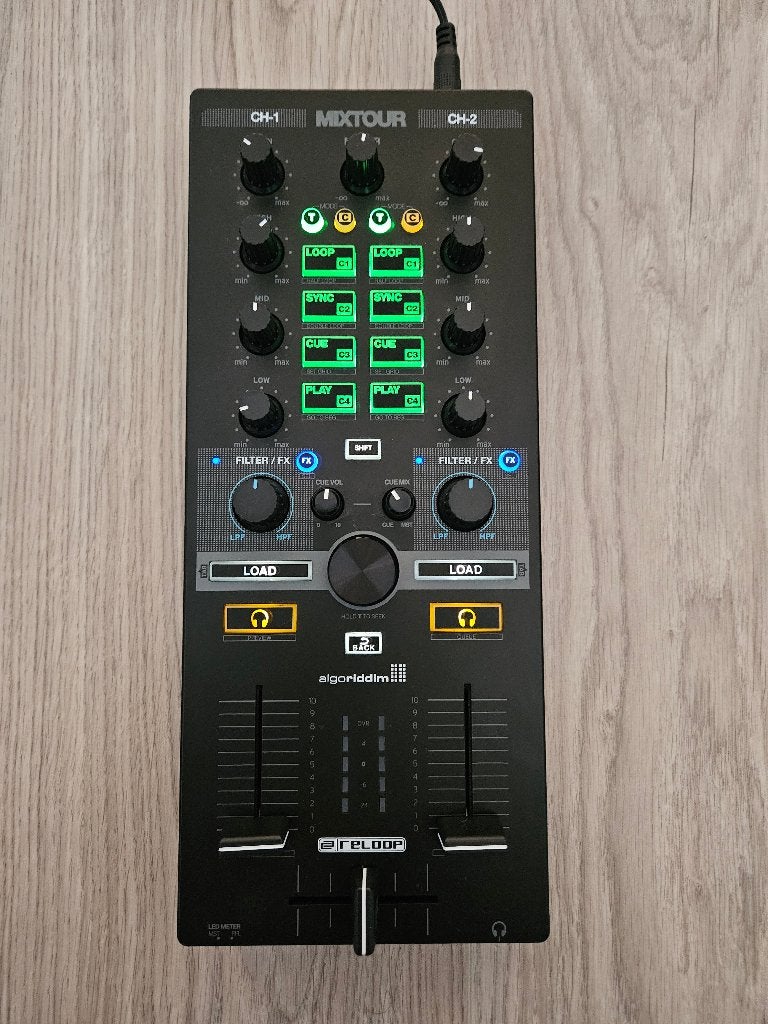 Reloop Mixtour DJ Algoriddim, Ophalen of Verzenden, Zo goed als nieuw, Draaitafel, Reloop