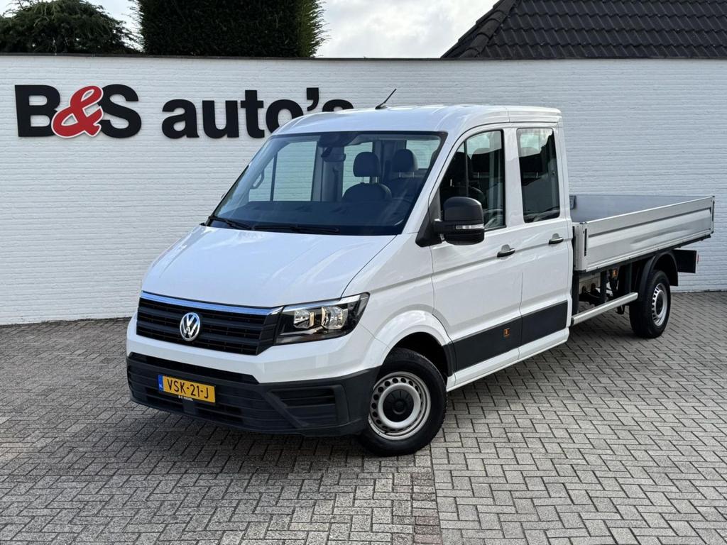 Volkswagen Crafter 35 2.0 TDI L4 DC Carplay Cruise control A, Auto's, Bestelwagens en Lichte vracht, 213 g/km, Wit, Bedrijf, Onderhoudsboekje
