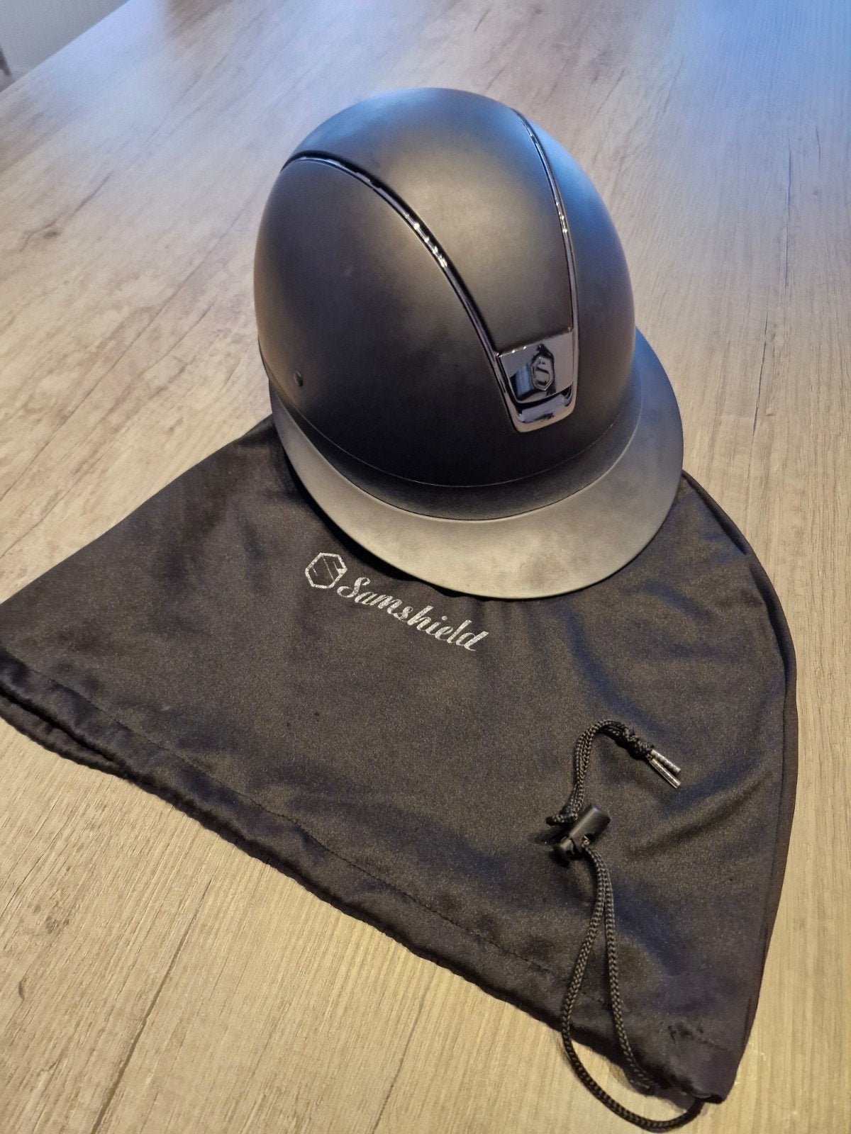 Samshield cap/tok  maat M -58, Dieren en Toebehoren, Ophalen, Gebruikt, Zwart, Samshield