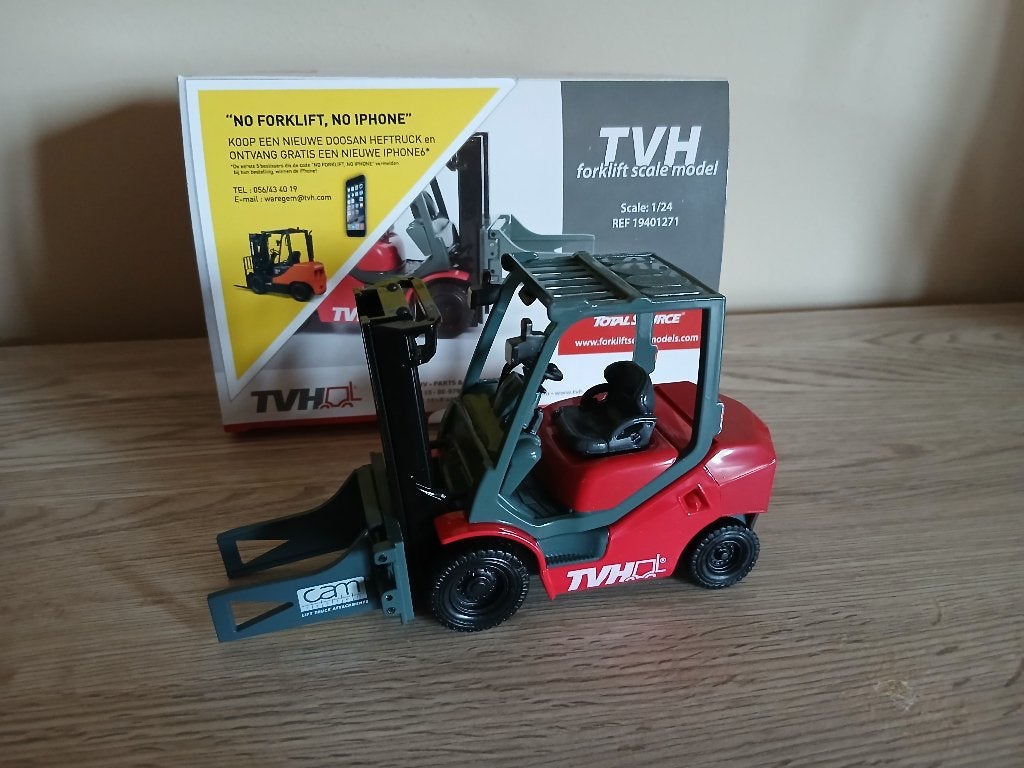 Heftruck TVH (miniatuur), Ophalen, Zo goed als nieuw