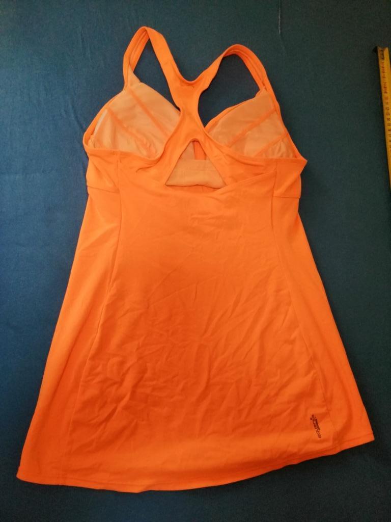 topje fluo oranje met ingewerkte bh maat medium, Kleding | Dames, Maat 38/40 (M), Oranje, Ophalen of Verzenden, Zo goed als nieuw