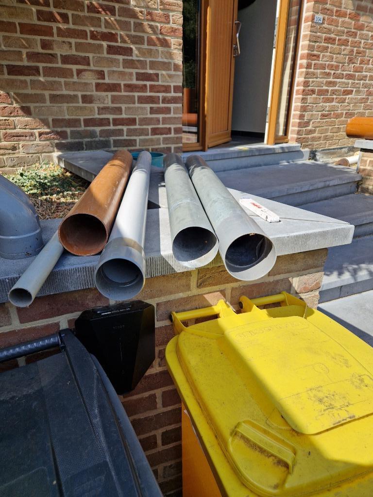 Tuyaux PVC et zinc + raccords divers, Bricolage & Construction, Enlèvement, PVC