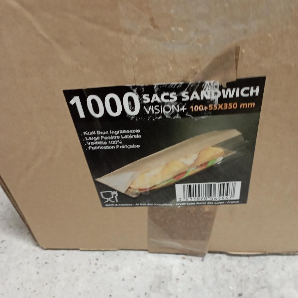 Sacs à sandwich Vision+ avec fenêtre, Enlèvement