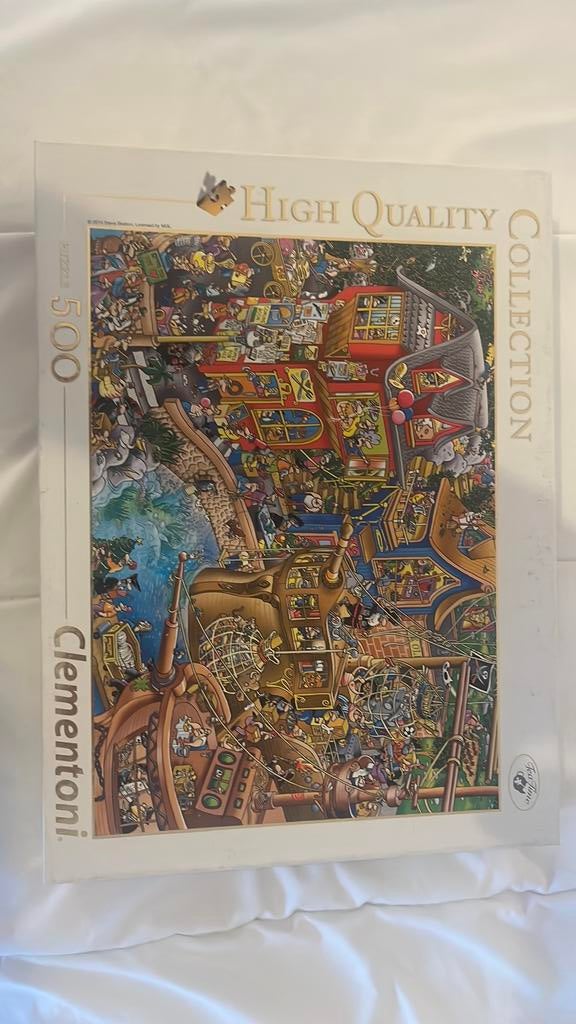 Clementoni puzzel 500p, Ophalen, 500 t/m 1500 stukjes, Gebruikt, Legpuzzel