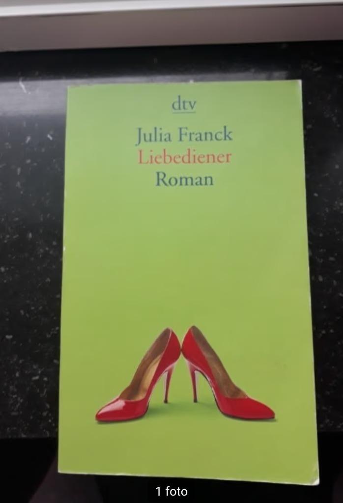 Duitstalig boek Liebediener van Julia Franck, 240 blz, prijs, Enlèvement, Utilisé