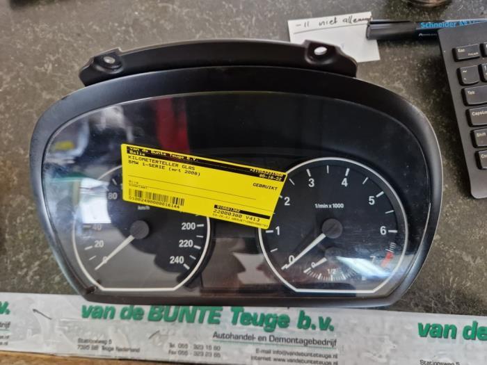 Compteur kilométrique verre d'un BMW 1-Serie, Enlèvement ou Envoi, 3 mois de garantie, Utilisé, BMW