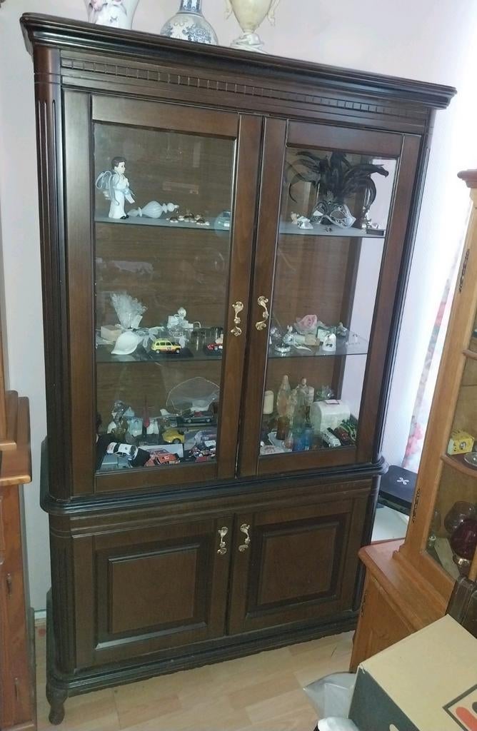 Vitrine 2 portes, 25 à 50 cm, 100 à 150 cm, Utilisé, Classique