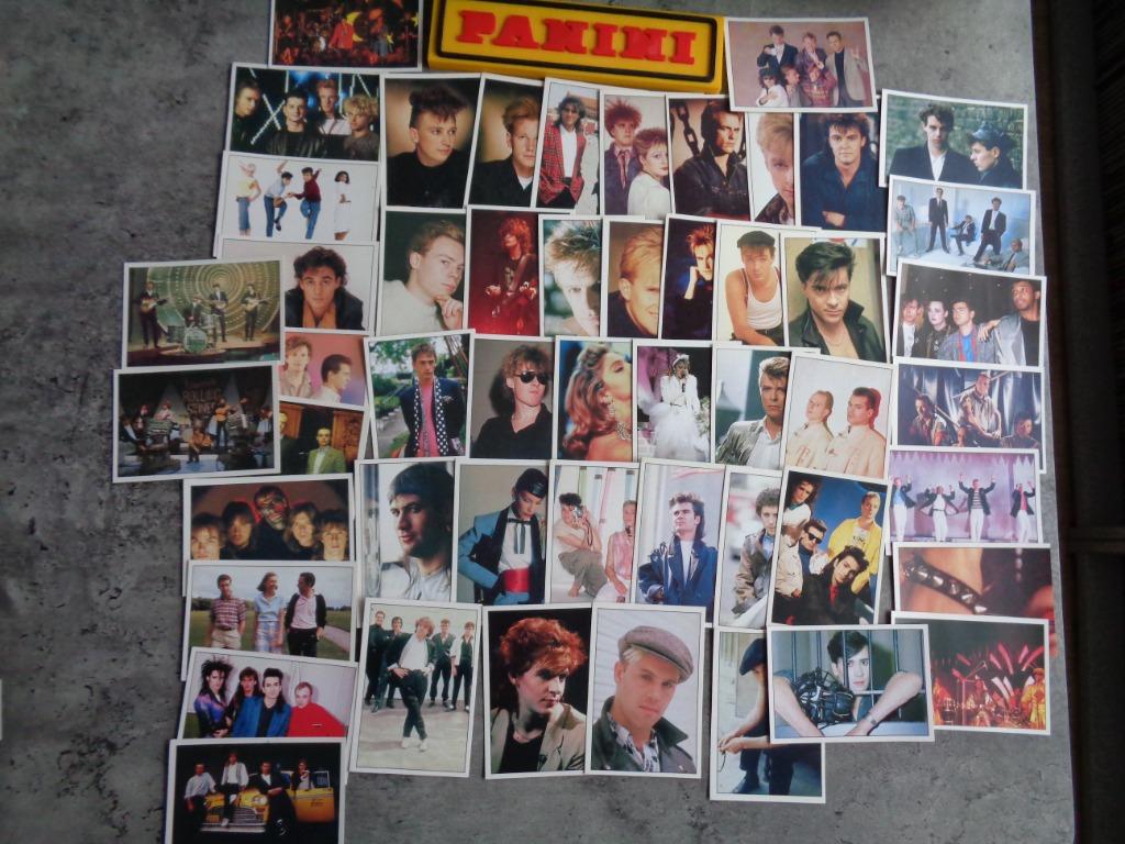 AUTOCOLLANTS PANINI COLLECTION SMASH HITS 1986 51X POP STARS, Envoi