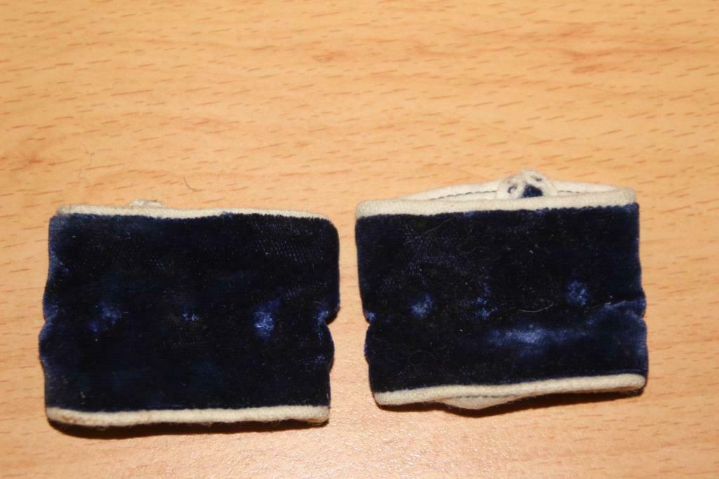 ABL Paar schouderlussen (koningsblauw fluweel), Verzenden, Landmacht, Kleding of Schoenen