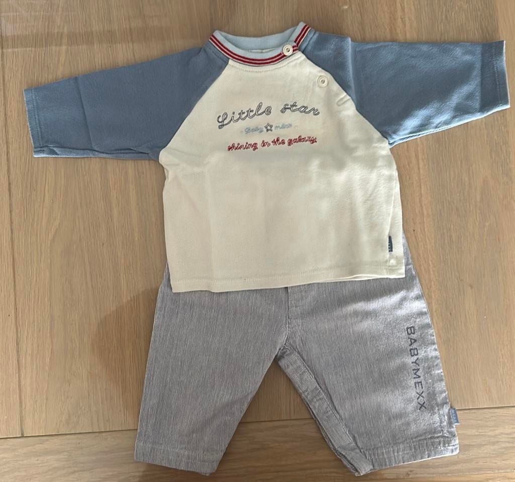 Setje maat 62, Enfants & Bébés, Vêtements de bébé | Taille 62, Mexx, Garçon, Ensemble, Comme neuf