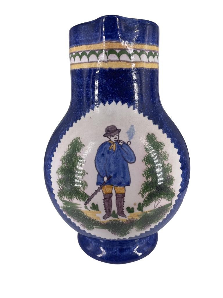 Pichet Boch Frères Keramis aardewerk 1880 Huis van Schilders, Antiek en Kunst, Ophalen of Verzenden