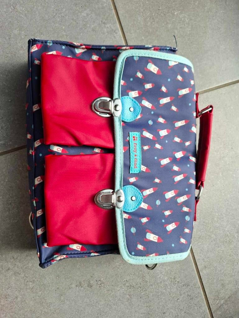Froy and dind kleuterboekentas, Handtassen en Accessoires, Ophalen of Verzenden, Zo goed als nieuw, Aktetas of Boekentas