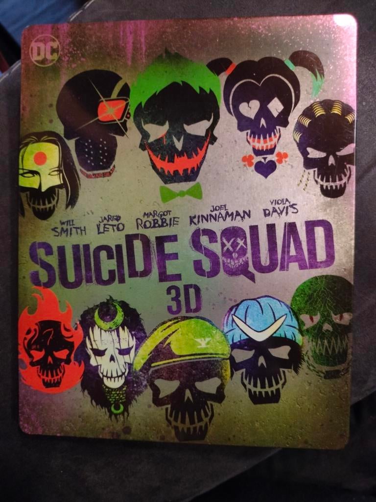 Suicide Squad Blu Ray 3D Steelbook, Ophalen of Verzenden, Zo goed als nieuw