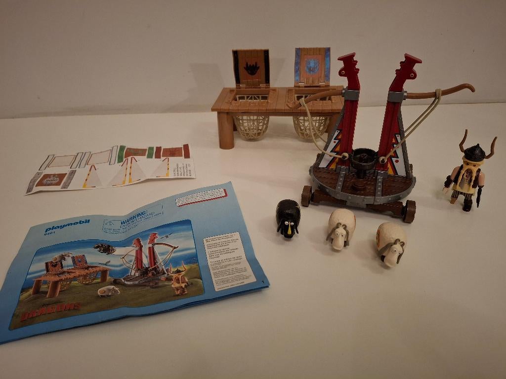 Playmobil Schapen schieten met Schrokàl / Rochel 9461, Kinderen en Baby's, Speelgoed | Playmobil, Ophalen, Zo goed als nieuw, Complete set