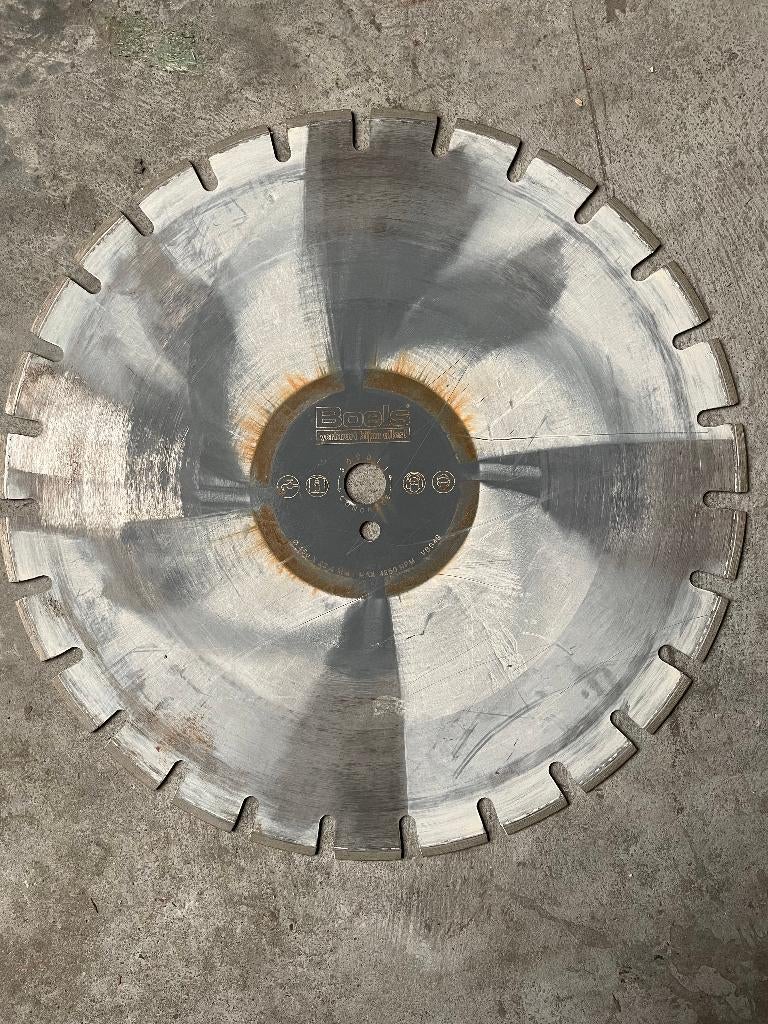 diamant betonzaag Boels, Doe-het-zelf en Bouw, Ophalen, Gebruikt, Boels, 70 mm of meer