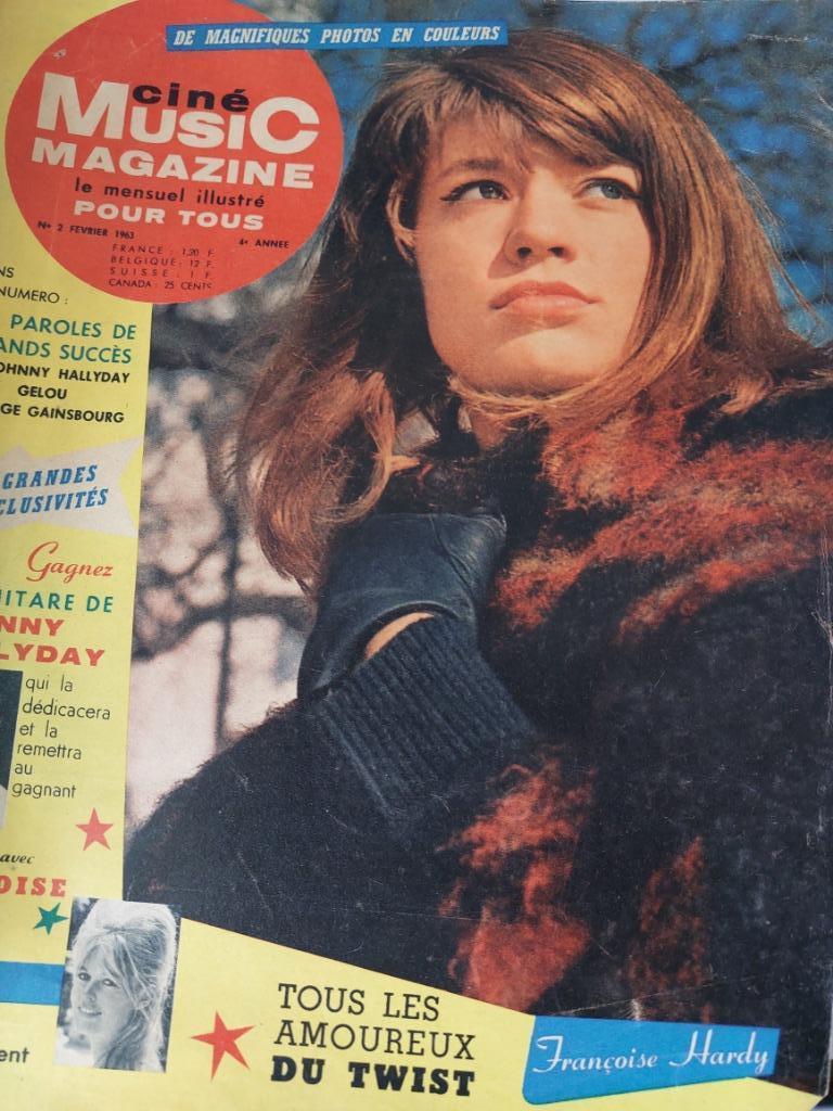 Françoise Hardy - Ciné Music - 1963, Collections, Enlèvement, Utilisé, Livre, Revue ou Article