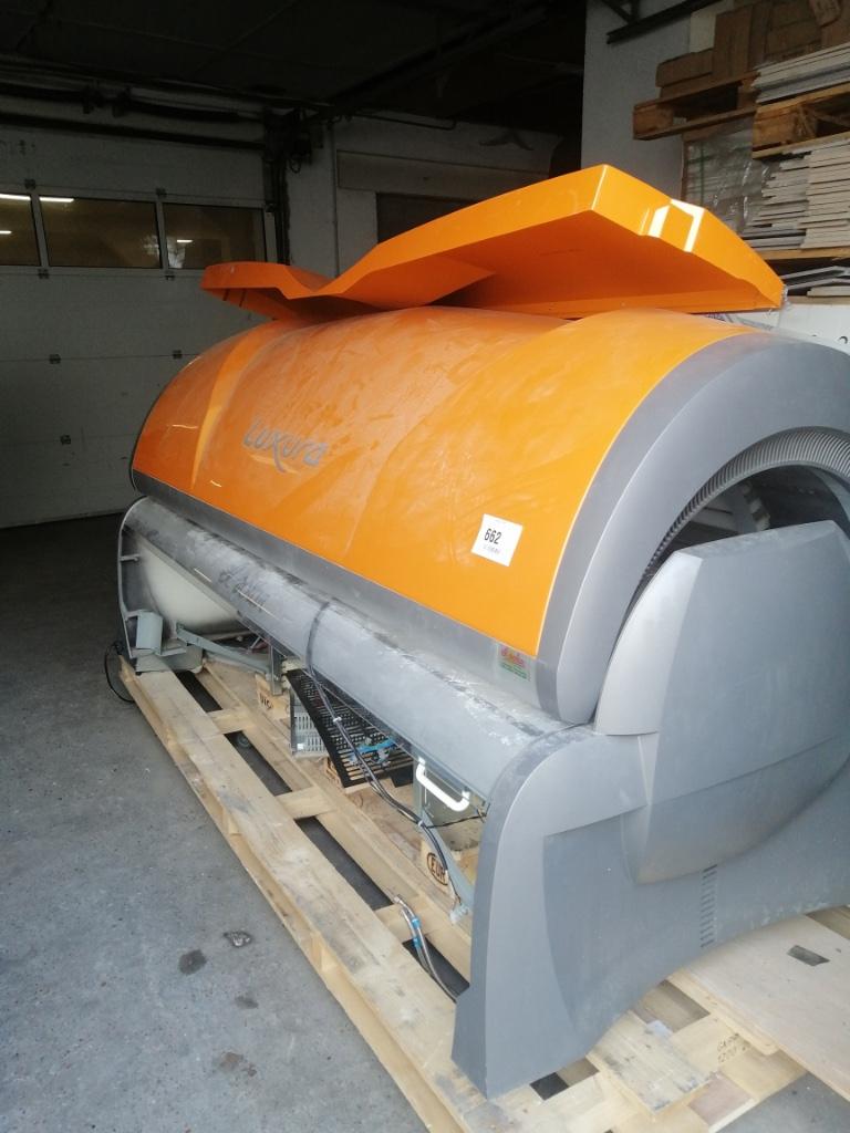 Bank solaire Luxura, Electroménager, Solarium, Banc solaire & Bronzage facial, Enlèvement ou Envoi, Utilisé, Banc solaire double