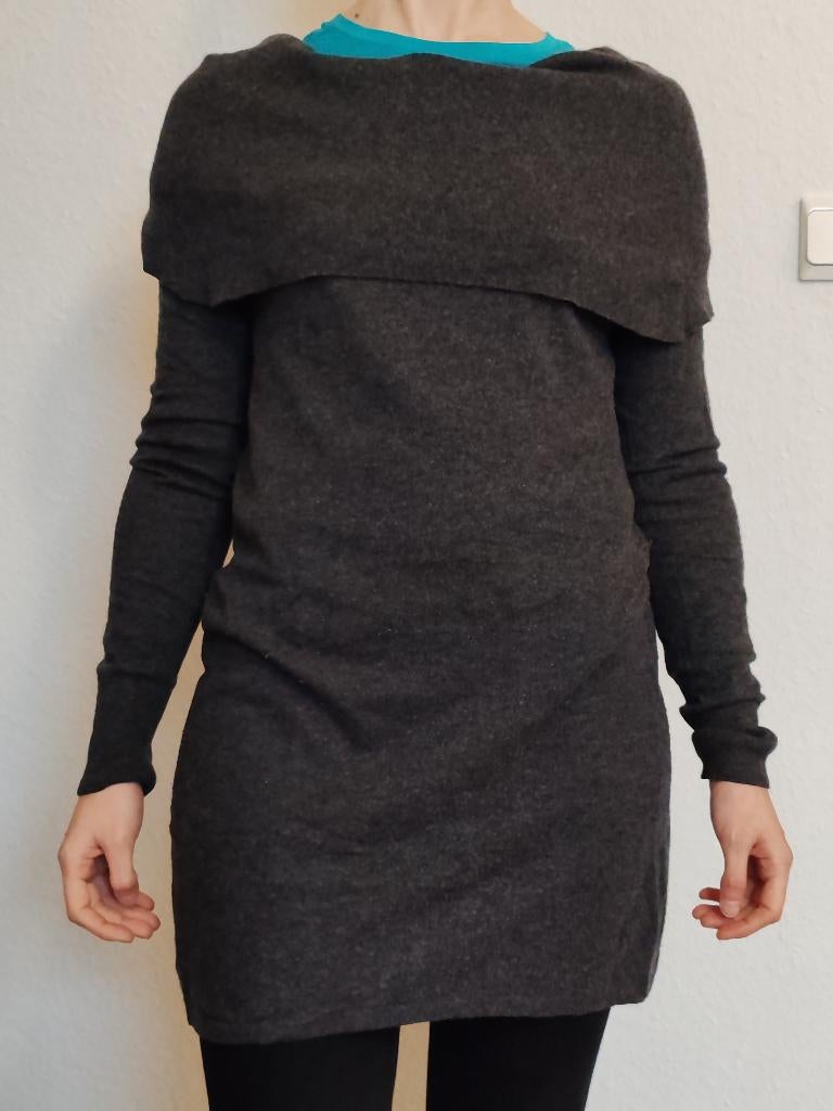 Robe en tricot de laine et nylon Muji, Ophalen, Muji, Knielengte, Maat 36 (S)